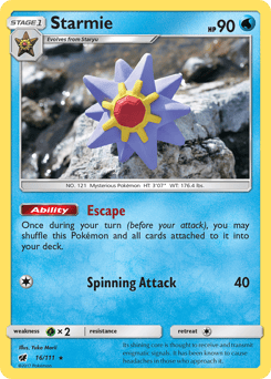 Starmie – Rare – Crimson Invasion