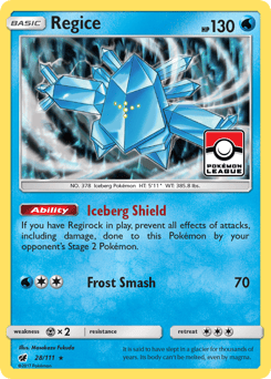 Regice – Rare Holo