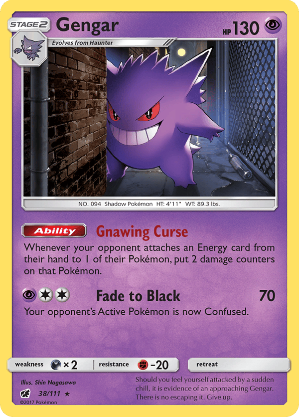 Gengar – Rare Holo – Crimson Invasion