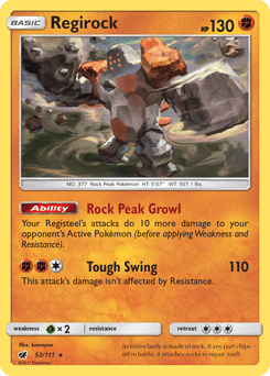 Regirock – Rare