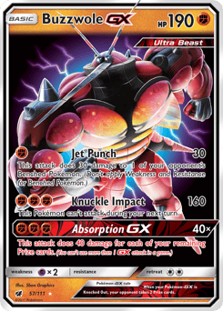 Buzzwole-GX – Rare Holo GX