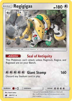 Regigigas – Rare Holo