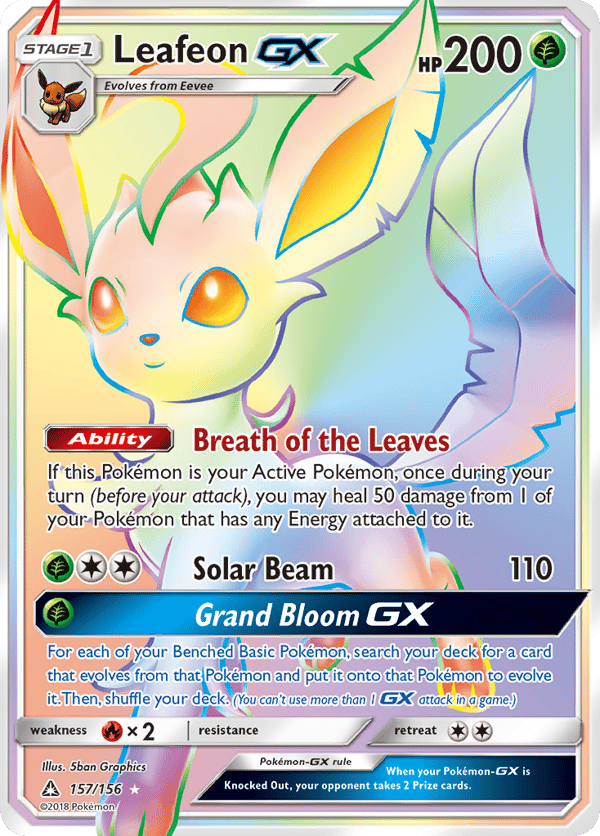 Leafeon-GX – Rare Rainbow – Ultra Prism