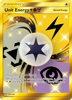 Unit Energy LightningPsychicMetal – Rare Secret