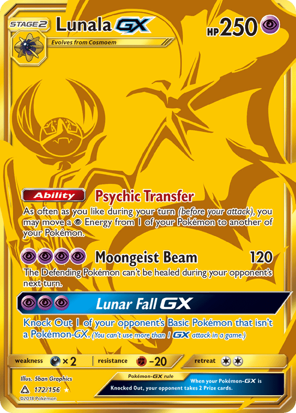 Lunala-GX – Rare Secret – Ultra Prism