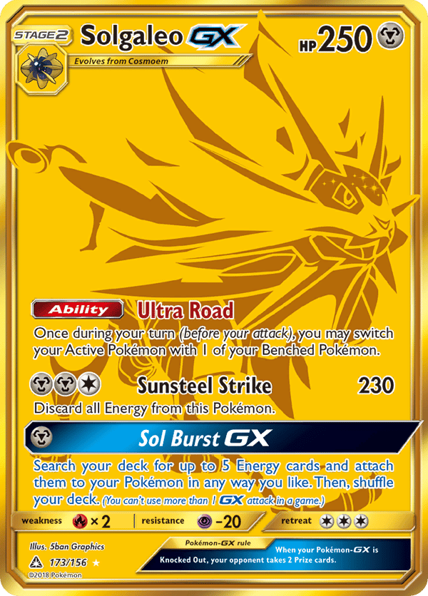 Solgaleo-GX – Rare Secret – Ultra Prism