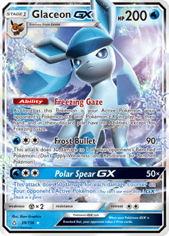 Glaceon-GX – Rare Holo GX