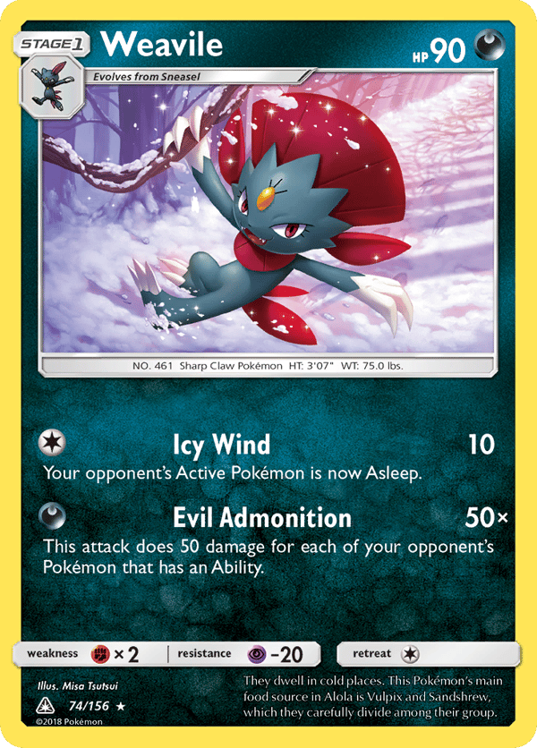 Weavile – Ultra Prism