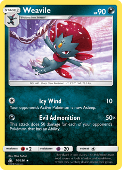 Weavile – Rare Holo