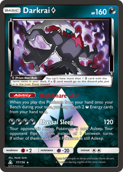Darkrai ◇ – Rare Prism Star