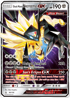 Dusk Mane Necrozma-GX – Rare Holo GX
