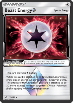 Beast Energy ◇ – Rare Prism Star