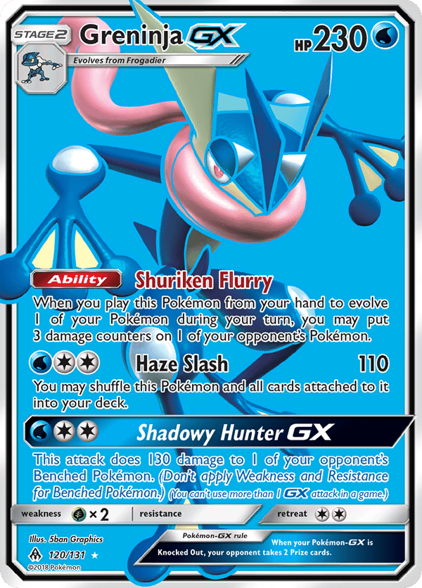 Greninja-GX – Rare Ultra – Forbidden Light