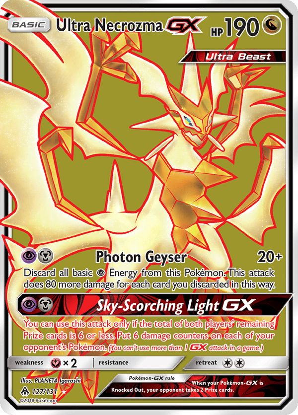 Ultra Necrozma-GX – Rare Ultra – Forbidden Light