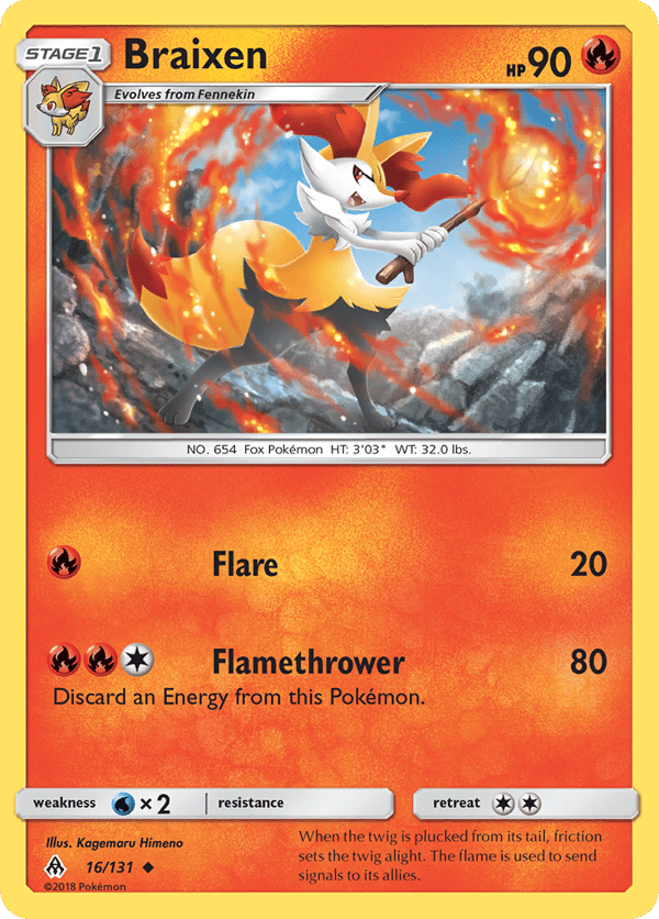 Braixen – Forbidden Light