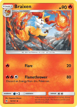 Braixen – Uncommon