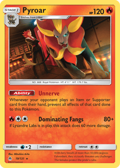 Pyroar – Rare Holo