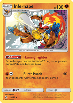 Infernape – Rare Holo