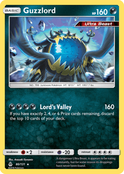 Guzzlord – Rare Holo