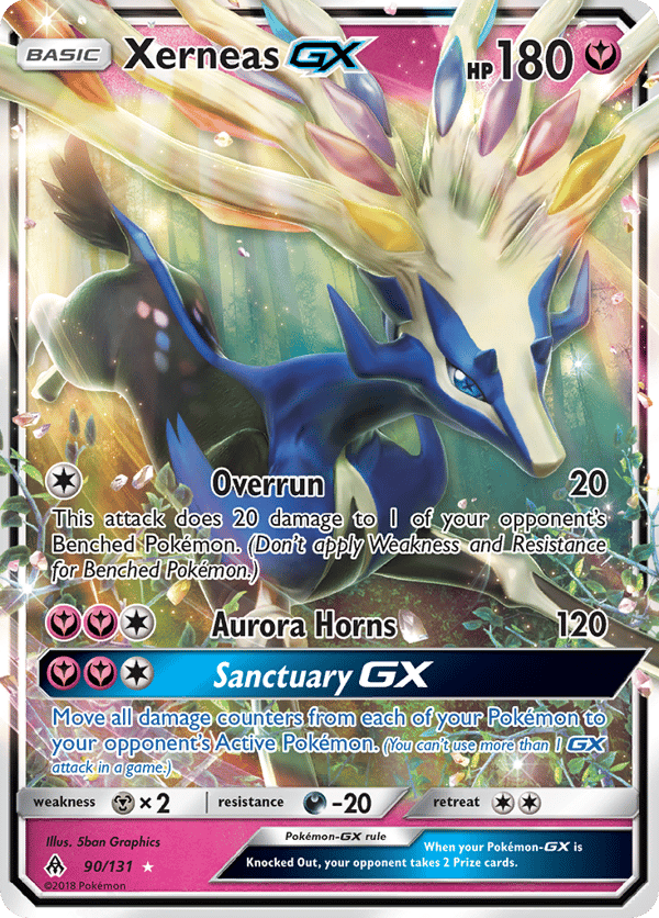 Xerneas-GX – Rare Holo GX – Forbidden Light