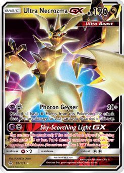Ultra Necrozma-GX – Rare Holo GX