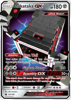 Stakataka-GX – Rare Holo GX – Celestial Storm