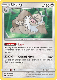 Slaking – Rare Holo – Celestial Storm
