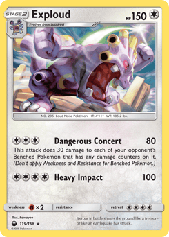 Exploud – Rare – Celestial Storm