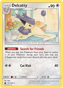 Delcatty – Rare Holo – Celestial Storm