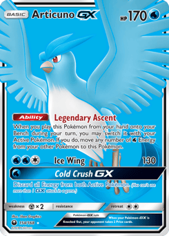 Articuno-GX – Rare Ultra – Celestial Storm