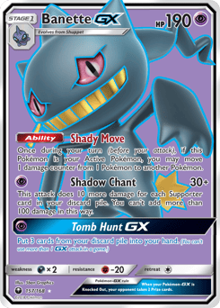 Banette-GX – Rare Ultra – Celestial Storm