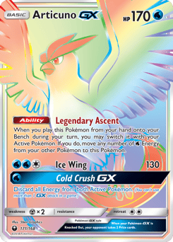 Articuno-GX – Rare Rainbow – Celestial Storm