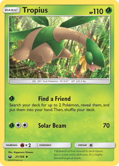 Tropius – Uncommon – Celestial Storm