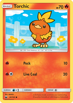 Torchic – Common – Celestial Storm