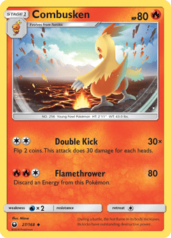 Combusken – Uncommon – Celestial Storm