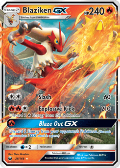 Blaziken-GX – Rare Holo GX – Celestial Storm