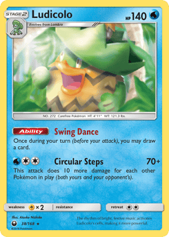 Ludicolo – Rare Holo – Celestial Storm