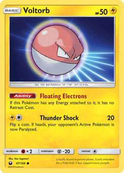 Voltorb – Common – Celestial Storm