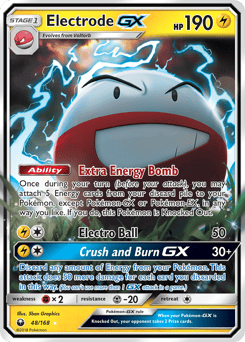 Electrode-GX – Rare Holo GX – Celestial Storm