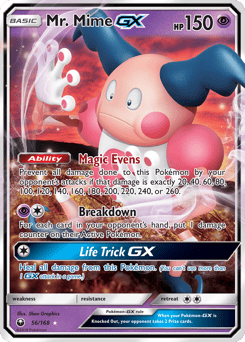 Mr. Mime-GX – Rare Holo GX – Celestial Storm