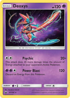 Deoxys – Rare Holo – Celestial Storm
