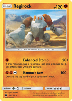 Regirock – Rare – Celestial Storm