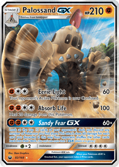 Palossand-GX – Rare Holo GX – Celestial Storm