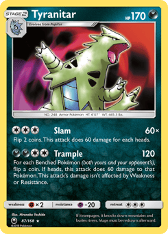Tyranitar – Rare Holo – Celestial Storm