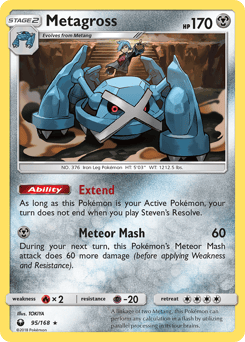 Metagross – Rare Holo – Celestial Storm