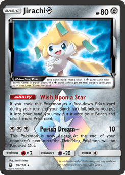 Jirachi ◇ – Rare Prism Star – Celestial Storm