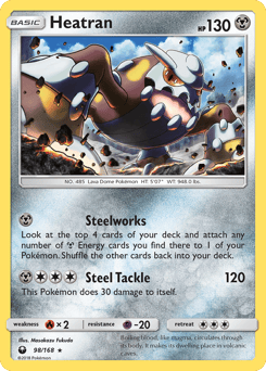 Heatran – Rare Holo – Celestial Storm