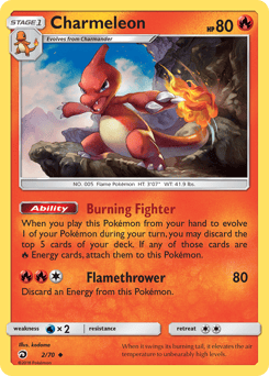 Charmeleon – Uncommon – Dragon Majesty