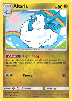 Altaria – Rare Holo