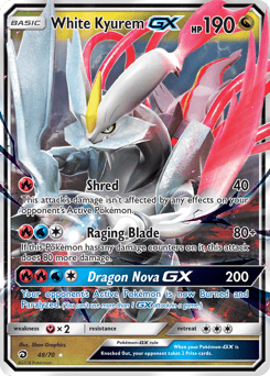 White Kyurem-GX – Rare Holo GX
